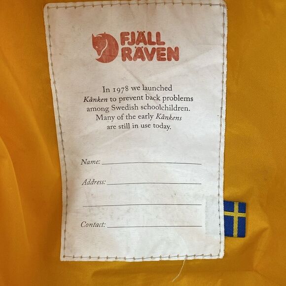 Fjallraven Classic Kanken Yellow Backpack Casual Everyday Wear Outdoor Colorful main image 8
